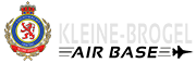 kleine brogel airbase logo website bottom 180px
